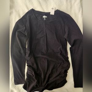 Old navy womens maternity long sleeved black shirt xs